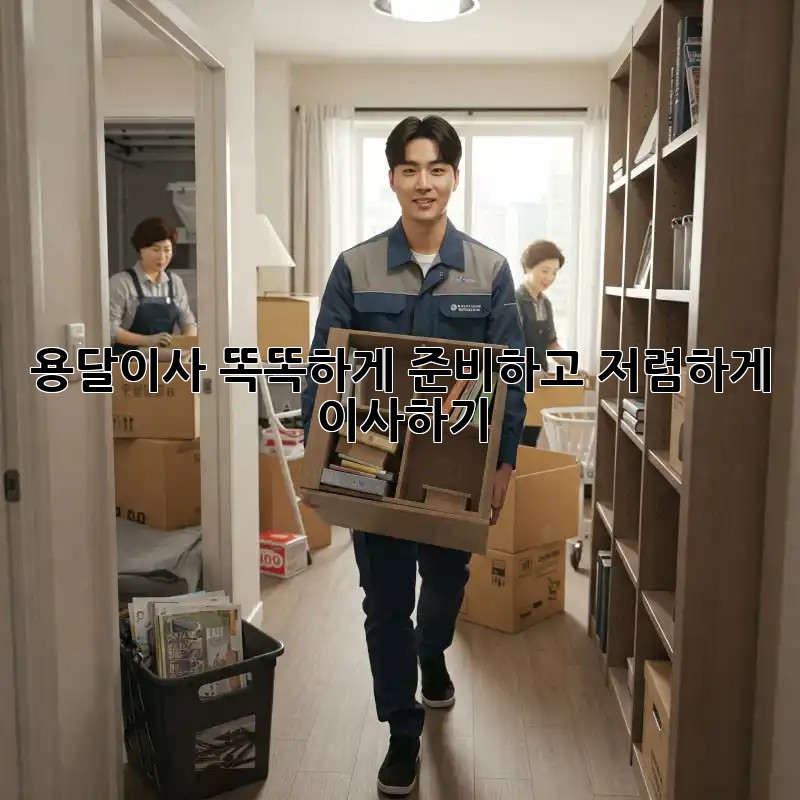 용달이사, 똑똑하게 준비하고 저렴하게 이사하기!