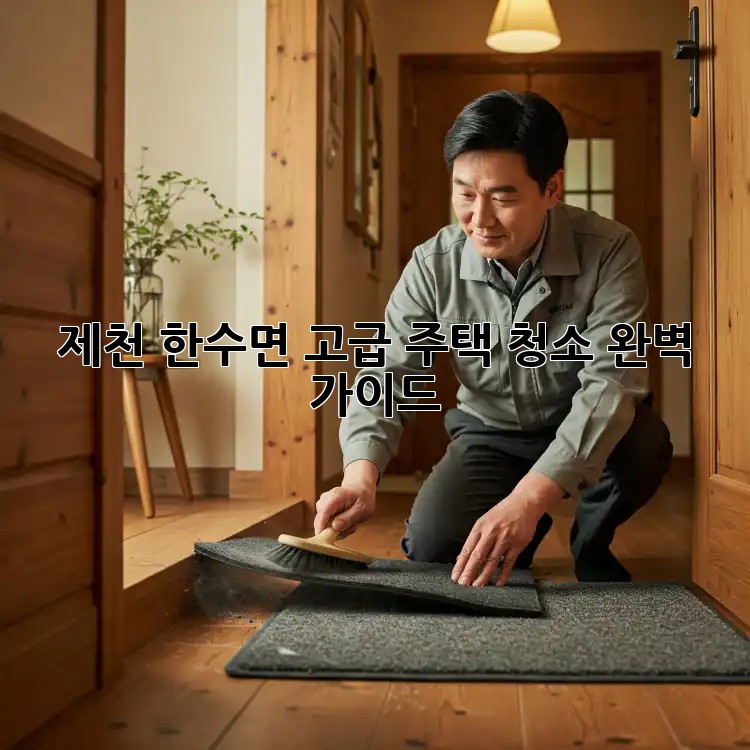 제천 한수면 고급 주택 청소: 완벽 가이드